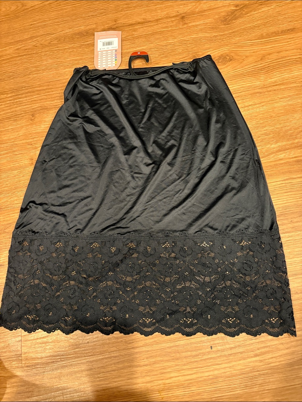 Bali Black Lace-Hem Half Slip